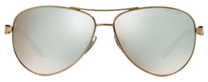 T110 TIFFANY TF3049B 609164 58 PALE GOLD / DARK BROWN MIRRORED WHITE