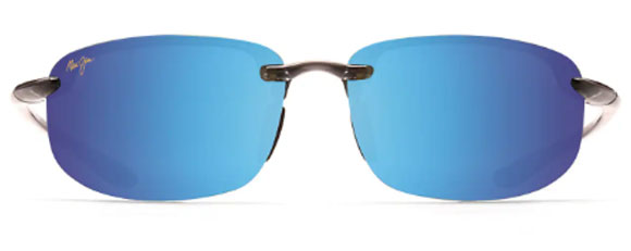 MJ121 MAUI JIM HO'OKIPA READER B807-1120 64 TRANSLUCENT SMOKE GREY  BLUE HAWAII