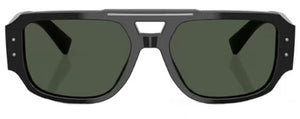 DG72 DOLCE & GABBANA DG4482 28209A 57 BRUSHED BLACK / DARK GREEN POLARIZED