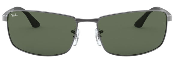 Z8 RAY-BAN RB3498 004/71 61 GUNMETAL / DARK GREEN