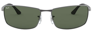 Z8 RAY-BAN RB3498 004/71 61 GUNMETAL / DARK GREEN