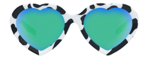 PIT025 PIT VIPER THE ADMIRER COWABUNGA  59 PRINTED BLACK AND WHITE / BLUE GREEN REVO