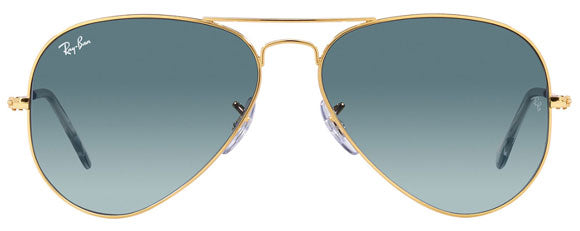 RB665 RAY-BAN AVIATOR RB3025 001/3M 55 GOLD  BLUE