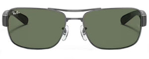 H2 RAY-BAN RB3522 004/71 64 GUNMETAL / GREEN