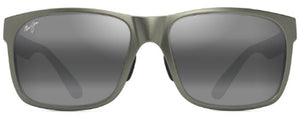 MJM184 MAUI JIM RED SANDS 432-15 MATTE GREYISH GREEN / NEUTRAL GREY