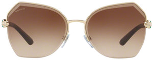 G29 BVLGARI BV6102B 278/13 59 PALE GOLD / BROWN GRADIENT