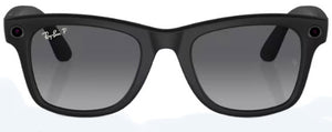RB575 RAY-BAN META WAYFARER RW4008 601ST3 53 BLACK / GREY POLARIZED