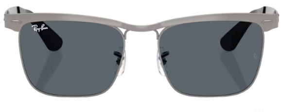 RB626 RAY-BAN WAYFARER DELUXE RB3875 029/R5 53 SANDBLASTED GUNMETAL ON GUNMETAL / BLUE