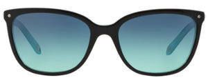 T11 TIFFANY TF4105HB 81939S 55 BLACK ON TIFFANY BLUE STRIPED / TIFFANY BLUE GRADIENT