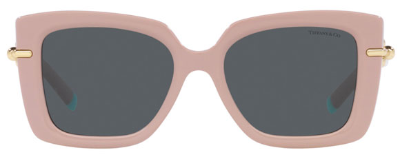 T151 TIFFANY TF4199F 82313F 53 ANTIQUE PINK  / DARK GRAY