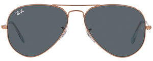 EB052 RAY-BAN AVIATOR RB3025 9202R5 55 ROSE GOLD / BLUE