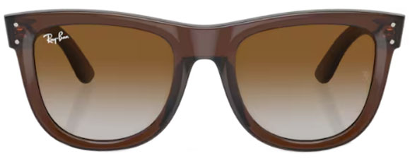 RB657 RAY-BAN WAYFARER REVERSE RBR0502S 6709CB 53 TRANSPARENT BROWN / BROWN