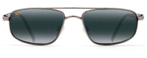 MJ117 MAUI JIM KAHUNA 162-02 59 GUNMETAL BLACK / NEUTRAL GRAY