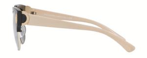 G14 BVLGARI BV8189 897/5A 55 COCOA - PALE GOLD / LIGHT BROWN MIRRORED GOLD