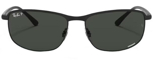 F243 RAY-BAN RB3671CH 186/K8 60 BLACK / DARK GREY POLARIZED