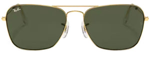 B74 RAY-BAN CARAVAN RB3136 001 58 ARISTA / G-15 GREEN