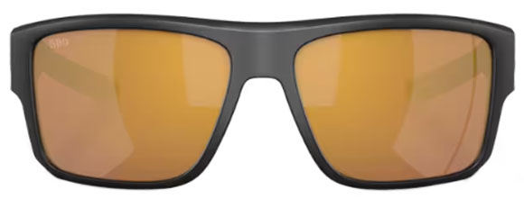 CT108 COSTA TAXMAN 06S9116 911604 59 MATTE BLACK / GOLD MIRRORED POLARIZED