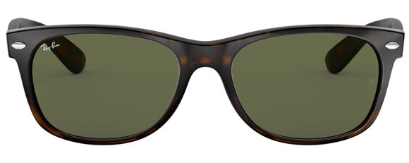 D41 RAY-BAN NEW WAYFARER RB2132 902 58 TORTOISE / G-15 GREEN