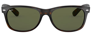 D41 RAY-BAN NEW WAYFARER RB2132 902 58 TORTOISE / G-15 GREEN