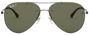 C161 RAY-BAN RB8058 004/9A 59 GUNMETAL / GREEN POLARIZED