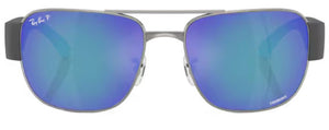 RB622 RAY-BAN RB3756CH 004/4L 59 GUNMETAL / GREY MIRROR BLUE POLARIZED