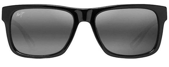 MJ420 MAUI JIM CHEE HOO! 765-02 GLOSS BLACK / NEUTRAL GREY