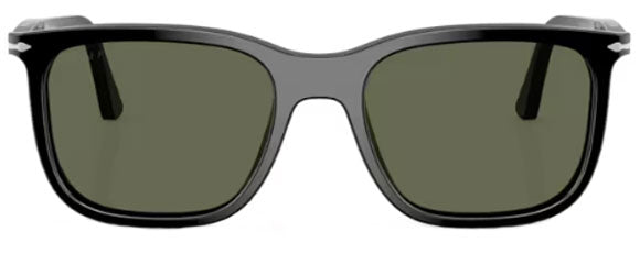 PO183 PERSOL RENZO PO3357S 95/58 53 BLACK / POLAR GREEN POLARIZED