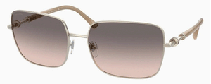 G11 BVLGARI BV6134 278/3B 58 PALE GOLD / PINK GRADIENT GRAY