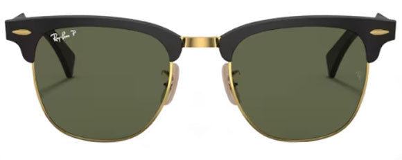 D32 RAY-BAN CLUBMASTER ALUMINUM RB3507 136/N5 51 BLACK ON ARISTA