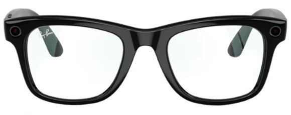 RB577 RAY-BAN META WAYFARER RW4008 601/SB 53 BLACK / CLEAR