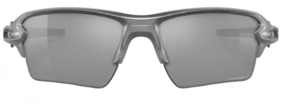 OK253 OAKLEY FLAK 2.0 XL OO9188 9188F8 59 STEEL / PRIZM BLACK POLARIZED