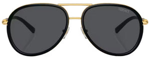 VE205 VERSACE VE2260 100287 60 BLACK  / DARK GREY