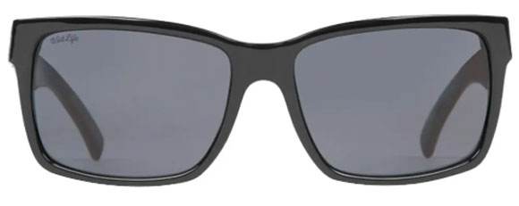 VZ154 VON ZIPPER ELMORE SMPFJELM PBV BLACK GLOSS / GREY POLARIZED