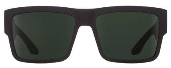 SY076 SPY CYRUS 673180973864 SOFT MATTE BLACK / HD PLUS GRAY GREEN POLARIZED