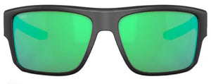 CT107 COSTA TAXMAN 06S9116 911602 59 MATTE BLACK / GREEN MIRRORED POLARIZED