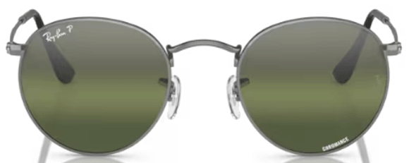 Ray ban round gunmetal top sunglasses