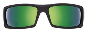 SY090 SPY GENERAL 6700000000095 SOFT MATTE BLACK / HAPPY BRONZE WITH GREEN SPECTRA MIRRORED POLARIZED