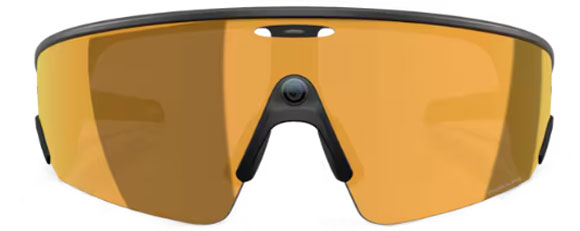 OK318 OAKLEY META VANGUARD OW8001 800104 52 BLACK /  PRIZM 24K