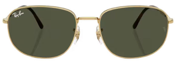 RB588 RAY-BAN RB3754 001/31 60 ARISTA GOLD / GREEN