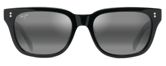 MJM092 MAUI JIM LIKEKE 894-02 54 BLACK WITH CRYSTAL  / NEUTRAL GREY