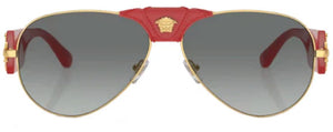 V80 VERSACE VE2150Q 100211 62 GOLD / GRAY GRADIENT