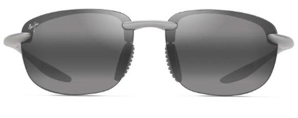 MJM206 MAUI JIM HOOKIPA ULTRA  676-17 METALLIC MATTE SILVER / NEUTRAL GREY