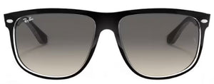 Z183 RAY-BAN BOYFRIEND RB4147 603971 60 BLACK ON TRANSPARENT  LIGHT GRAY GRADIENT DARK GRAY