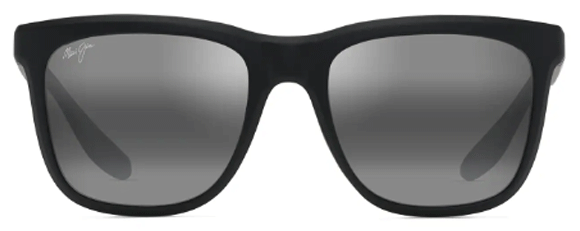 MJM004 MAUI JIM PEHU 602-02 55 MATTE BLACK  NEUTRAL GREY