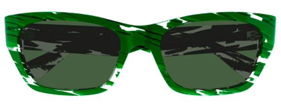 BV03 BOTTEGA VENETA BV1143S-004 55 GREEN  /  GREEN
