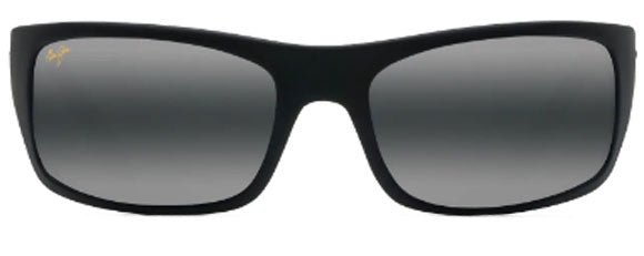 MJM164 MAUI JIM MYMAUI PEAHI MM202-023 MATTE BLACK / NEUTRAL GRAY