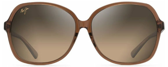 MJ392 MAUI JIM TARO ASIAN FIT HS795N-18C CARAMEL PINK / HCL BRONZE POLARIZED