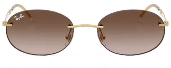 RB695 RAY-BAN RB3767 001/13 54 ARISTA GOLD / GRADIENT BROWN