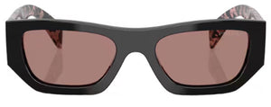 PR179 PRADA PR A01S 13P60B 53 BLACK / LIGHT BROWN