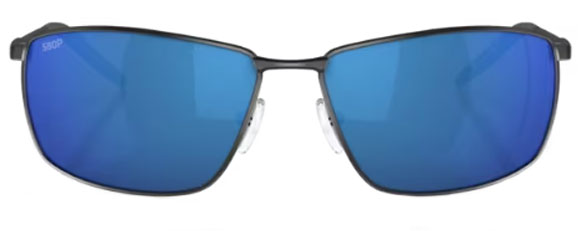 CT088 COSTA TURRET 06S6009 600902 63 MATTE BLACK / BLUE MIRRORED POLARIZED